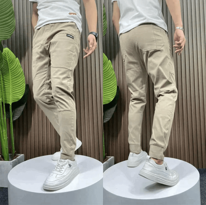 Adam - Stretchy cargo pants - Anbrosia